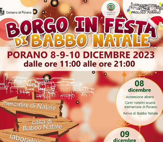 Borgo di Babbo Natale in Festa Porano 2023