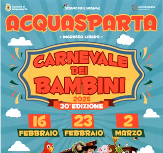 Carnevale dei Bambini Acquasparta (TR) 2025
