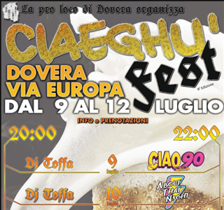 Ciaeghù Fest Dovera 2026
