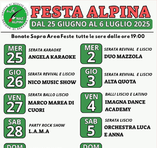Festa Alpina Bonate Sopra 2025