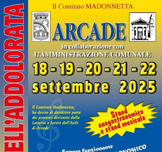 Festa dell'Addolorata Madonnetta di Arcade 2025