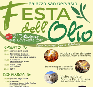 Festa dell'Olio Palazzo San Gervasio 2025