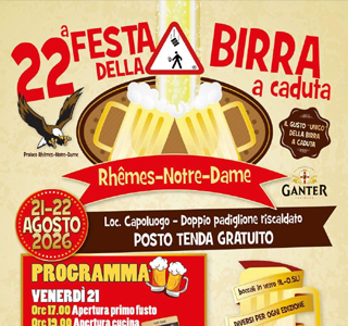 Festa della Birra a caduta Rhemes-Notre-Dame 2026