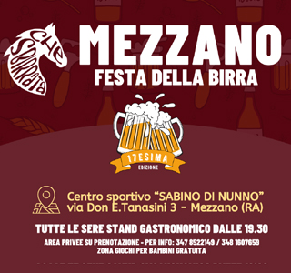 Festa della Birra Mezzano di Ravenna 2026