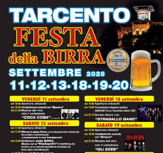 Festa della Birra Tarcento 2026