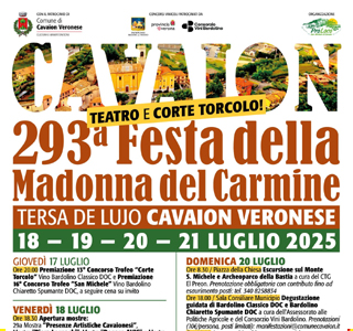 Festa della Madonna del Carmine Cavaion Veronese 2025