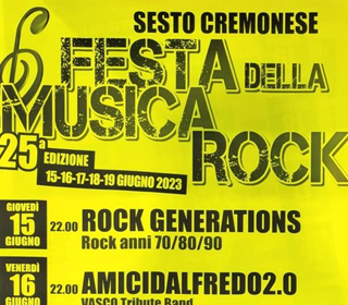 Festa della Musica Rock Sesto Cremonese 2023