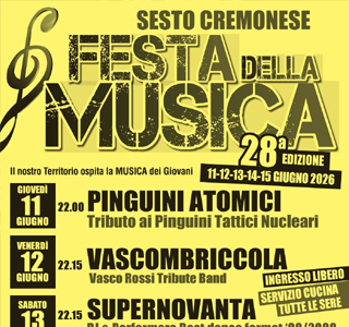 Festa della Musica Sesto Cremonese 2026