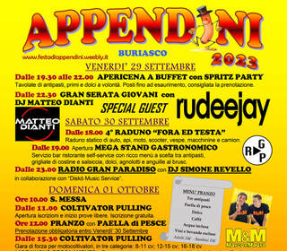 Festa di Appendini Appendini di Buriasco 2023