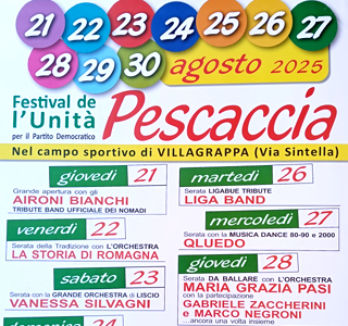 Festival de l'Unità Pescaccia Villagrappa 2025