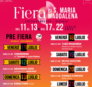 Fiera di S.Maria Maddalena Castelgomberto 2025