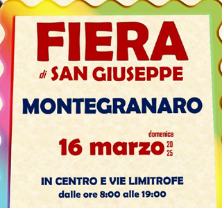 Fiera di San Giuseppe Montegranaro (FM) Marche 2025