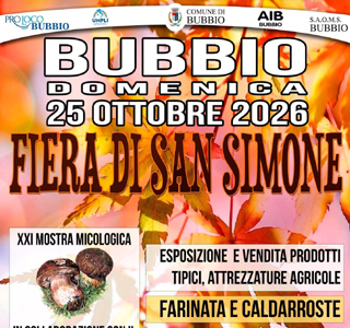 Fiera di San Simone Bubbio 2026