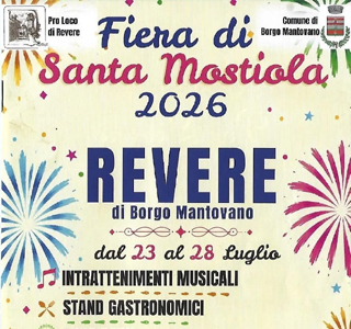 Fiera di Santa Mostiola Revere 2026