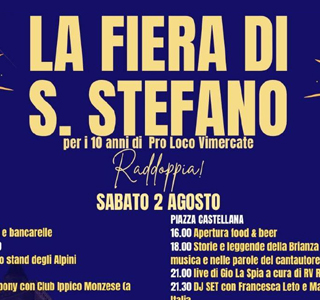 Fiera di Santo Stefano Vimercate 2025