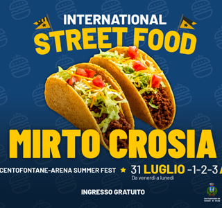 International Street Food Mirto Crosia 2026