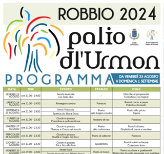 Palio dl'Urmon Robbio (PV) 2024