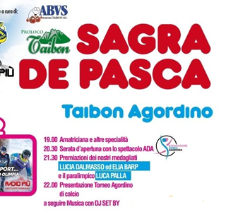 Sagra de Pasca Taibon Agordino 2026