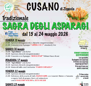 Sagra degli Asparagi Cusano di Zoppola 2026