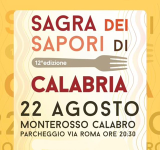 Sagra dei Sapori di Calabria Monterosso Calabro 2025