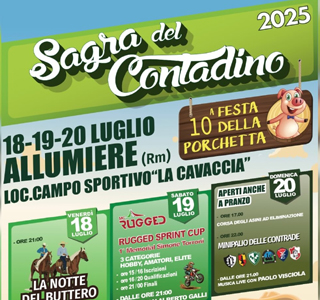 Sagra del Contadino e Festa della Porchetta Allumiere 2025