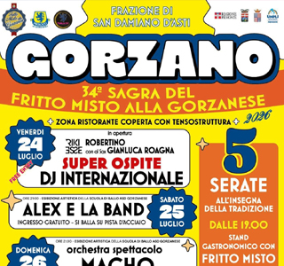 Sagra del Fritto Misto alla Gorzanese Gorzano di San Damiano d'Asti 2026