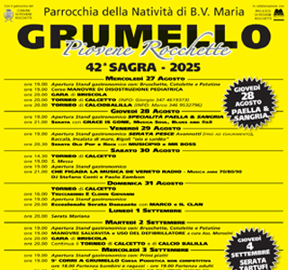 Sagra del Grumello Piovene Rocchette 2025
