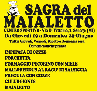 Sagra del Maialetto Senago 2025