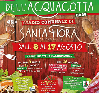 Sagra dell'Acquacotta Santa Fiora 2026