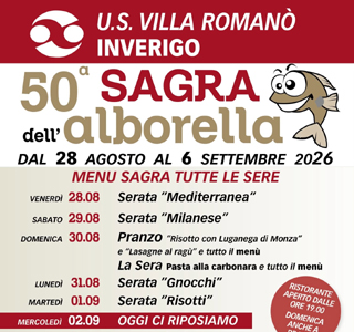 Sagra dell'Alborella Villa Romanò 2026