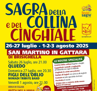 Sagra della Collina e del Cinghiale San Martino in Gattara 2025