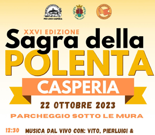 Sagra della Polenta Casperia (RI) 2023