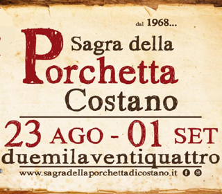 Sagra della Porchetta Costano (PG) 2024