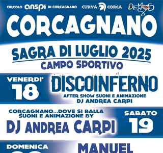 Sagra di Luglio Corcagnano 2025