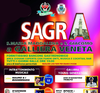 Sagra di S.Maria Maddalena e S.Giacomo Galliera Veneta 2025