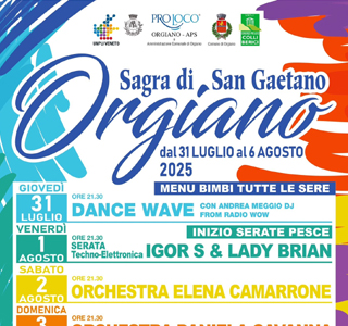 Sagra di San Gaetano Orgiano 2025