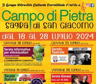 Sagra di San Giacomo Campo di Pietra 2024