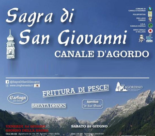 Sagra di San Giovanni Canale d'Agordo 2024