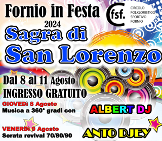 Sagra di San Lorenzo Fornio (PR) 2024