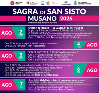 Sagra di San Sisto Musano di Trevignano 2026