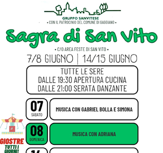 Sagra di San Vito San Vito di Gaggiano 2025