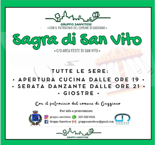 Sagra di San Vito San Vito di Gaggiano 2026