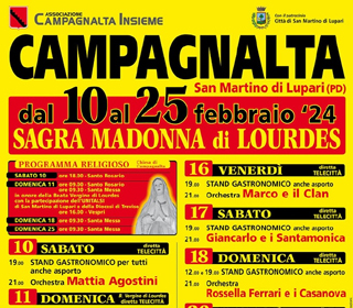 Sagra Sagra Madonna di Lourdes Campagnalta 2024