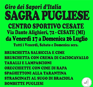 Sagra Pugliese Cesate 2026
