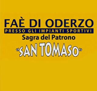 Sagra San Tomaso Faè 2025