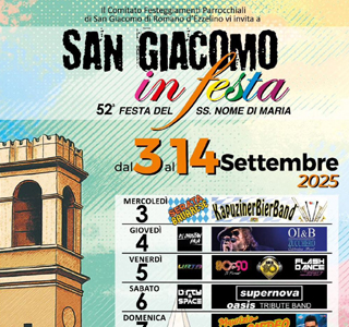 San Giacomo in Festa Romano d'Ezzelino 2025
