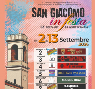 San Giacomo in Festa Romano d'Ezzelino 2026