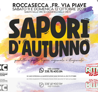 Sapori d'Autunno Roccasecca 2025