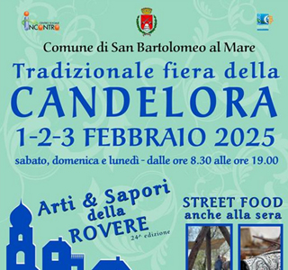 Tradizionale Fiera della Candelora San Bartolomeo al Mare 2025